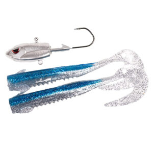 Силікон Fladen Big single tail 400g head 2 bodies Blue (20-1240005)