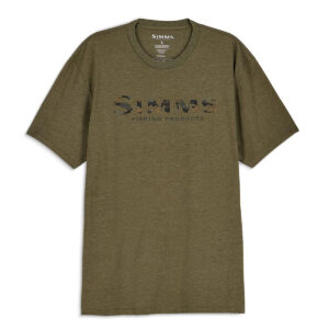 Футболка Simms Shroud Fill Logo T-Shirt Military Heather L (14276-914-40)