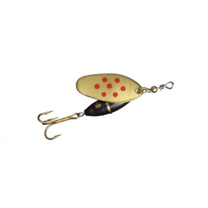 Блешня Myran Panter 3g #Gold - Red Dots (6480-28)