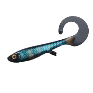 Силікон Wolfcreek Lures Curly 22 220mm+tail 75g #C087 Black Striped Ghost (WCL-CURLY22-C087)