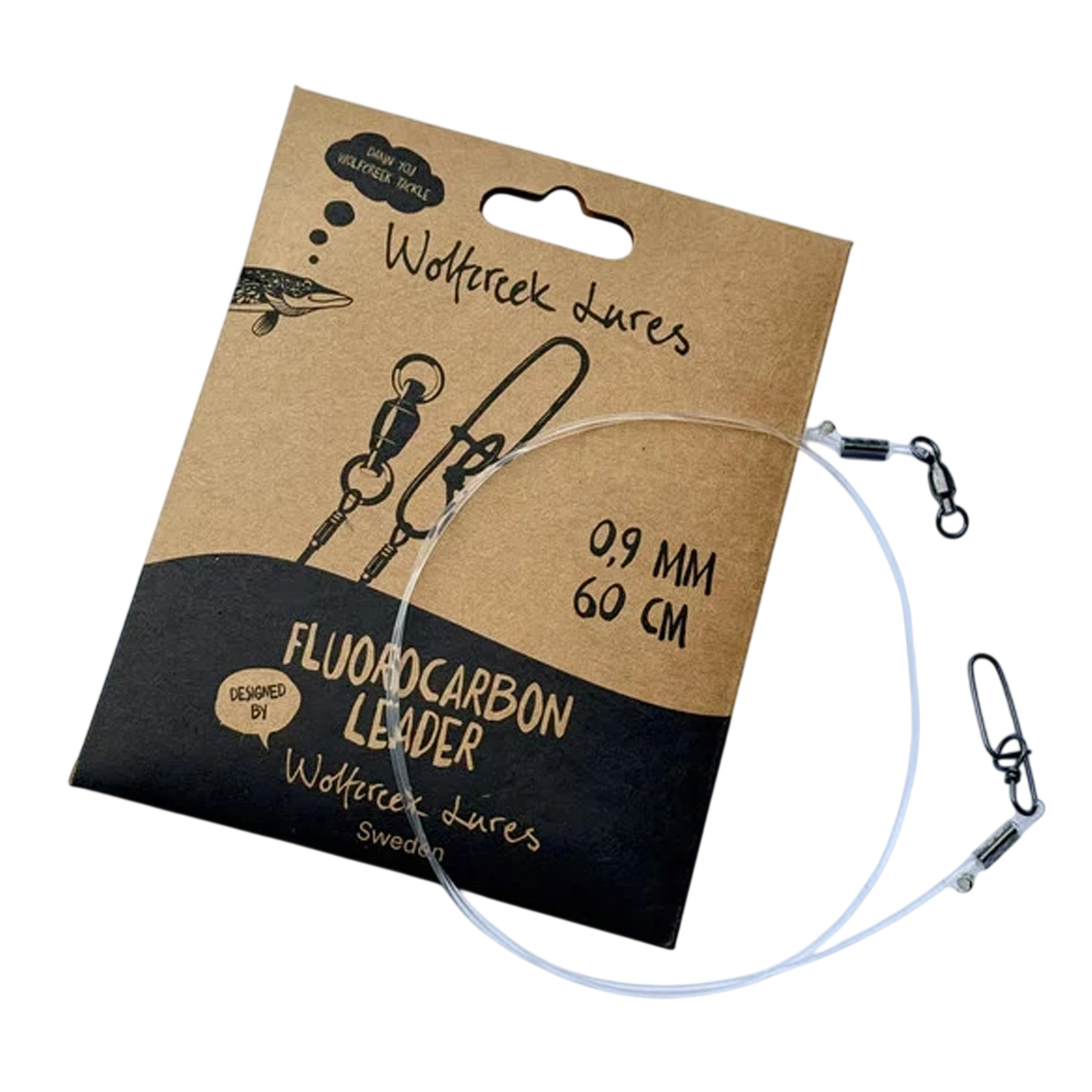 Повідець Wolfcreek Lures Fluorocarbon Leader 60сm 0.9mm (WCL-TT-LEADER-FC-0.9MM) купити в Україні OnRiver.com.ua Повідець Wolfcreek Lures Fluorocarbon Leader 60сm 0.9mm (WCL-TT-LEADER-FC-0.9MM)