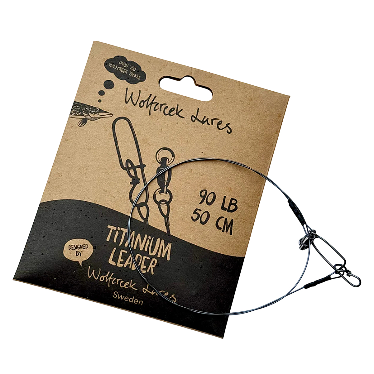 Повідець Wolfcreek Lures Titanium Leader 50cm 0.9mm 90Lb (WCL-TT-LEADER-TISS-90LB) купити в Україні OnRiver.com.ua Повідець Wolfcreek Lures Titanium Leader 50cm 0.9mm 90Lb (WCL-TT-LEADER-TISS-90LB)