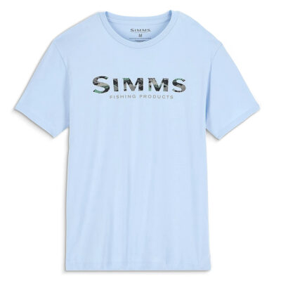 Футболка Simms Shroud Fill Logo T-Shirt Sky Blue L (14276-434-40)