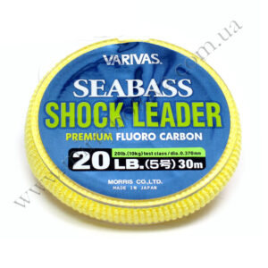 Флюорокарбон Varivas Sea Bass Fluoro Shock Leader 30m 20LB 10kg 0.370mm (РБ-657461)