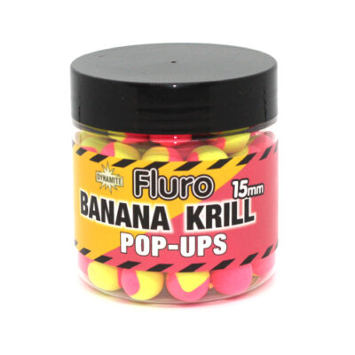 Бойлы Dynamite Pop-Up Two-Tone Krill and Banana 15mm