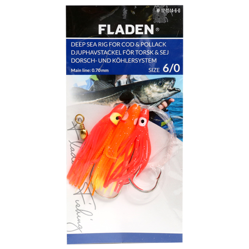 Морський монтаж Fladen Mini Octopus pink, orange,red, hook size 6 (17-1514-6-0) купити в Україні OnRiver.com.ua Морський монтаж Fladen Mini Octopus pink, orange,red, hook size 6 (17-1514-6-0)
