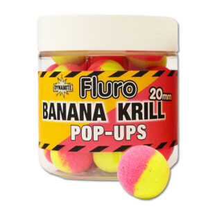 Бойлы Dynamite Pop-Up Two-Tone Krill and Banana 20mm