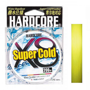 Шнур Duel Hardcore Super Cold X8 200m Hi-Vis Yellow 7.0kg 0.15mm #0.8 (H4480-Y)