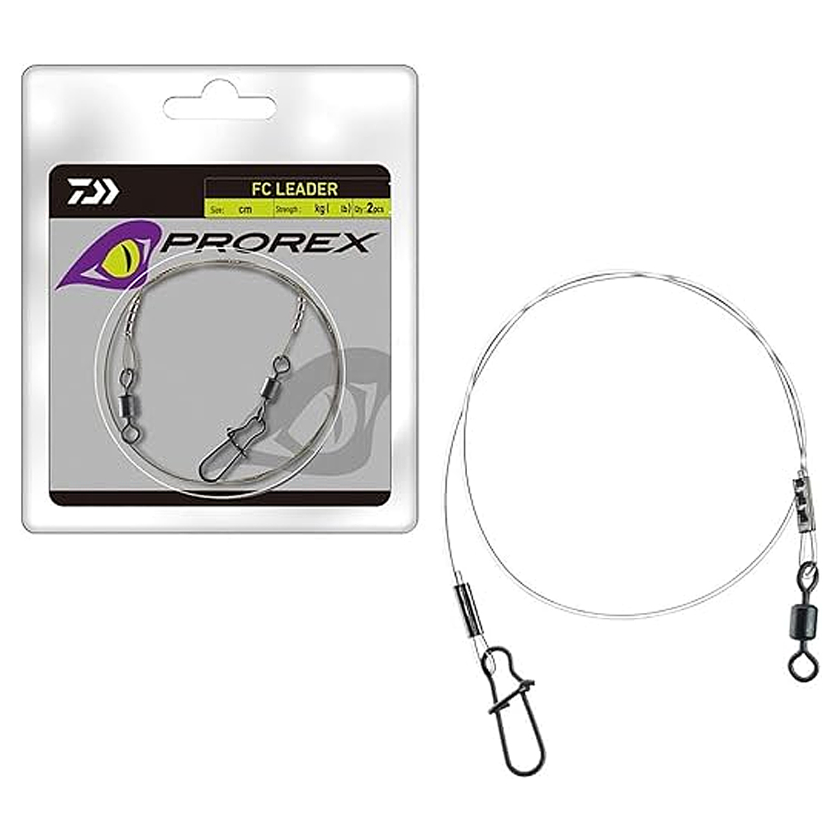 Повідець флюорокарбон. Daiwa Prorex Fluorocarbon Leader 30cm 22kg 2pcs (17925-622) купити в Україні OnRiver.com.ua Повідець флюорокарбон. Daiwa Prorex Fluorocarbon Leader 30cm 22kg 2pcs (17925-622)