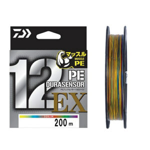 Шнур Daiwa UVF PE Dura Sensor 12EX+Si3 5C 200m 40kg 0.370mm #5.0 (17302383)