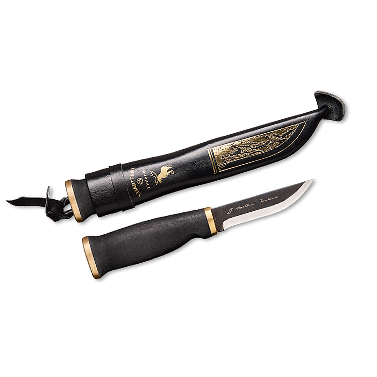 Ніж Marttiini Moose Black 9cm (547021W) купити в Україні OnRiver.com.ua Ніж Marttiini Moose Black 9cm (547021W)