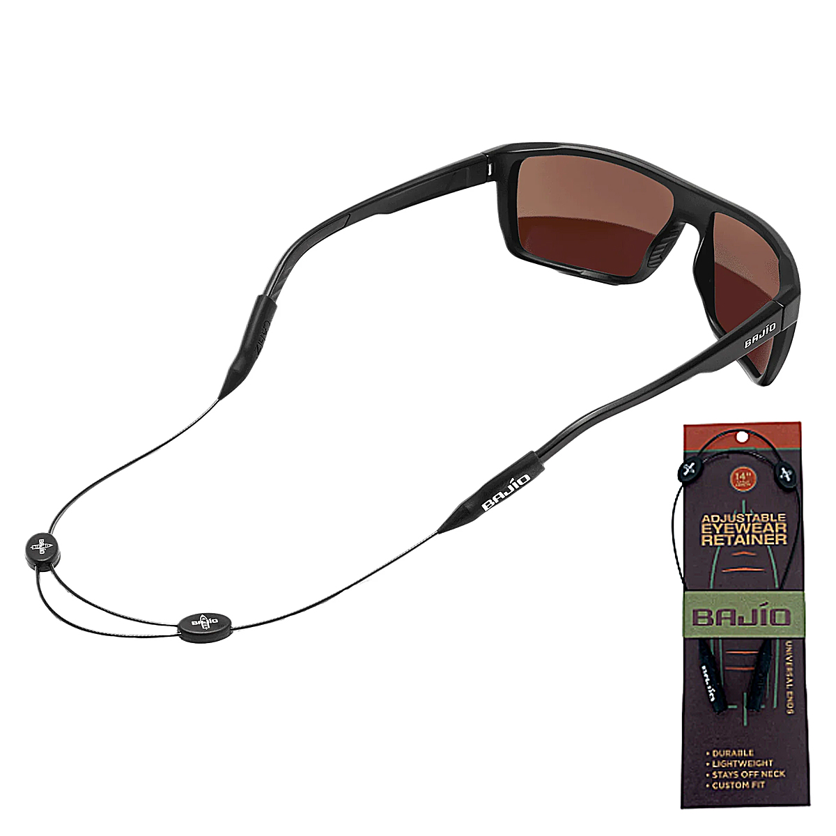 Тримач для окулярів Bajio Sunglasses Keeper Zip - Black Gloss (KEEPZIP-BG) купити в Україні OnRiver.com.ua Тримач для окулярів Bajio Sunglasses Keeper Zip - Black Gloss (KEEPZIP-BG)