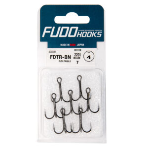 Трійник Fudo Treble Black 4 (7 шт.) (FHBN22014)