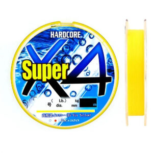 Шнур Duel Hardcore Super X4 200m Hi-Vis Yellow 10kg 0.21mm #1.5 (H4308-Y)