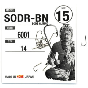 Гачки Fudo Sode W/Ring Black 15 (14 шт.) (FH BN 6001 15)