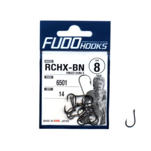 Гачки Fudo Ringed Chinu X Black 8 (14 шт.) (FHBN65018)